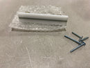 Sietto P-1400-SN Bandwidth Glass drawer cabinet pull