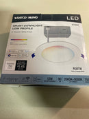 Satco Lighting S11562 Starfish 6" Integrated LED Shower Smart Recessed Trim and Housing - Airtight - White