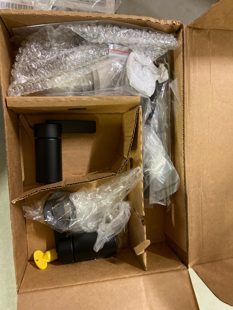 Moen T6222BL Cia 8 in. Widespread 2-Handle High-Arc Bathroom Faucet Trim Kit in Matte Black (Valve Sold Separately)