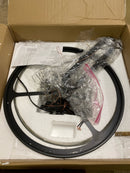 Craftmade 54293-FB Collins Clear Hammered Glass Pendant, 3-Light 180 Total Watts, 21" H x 18" W, Flat Black