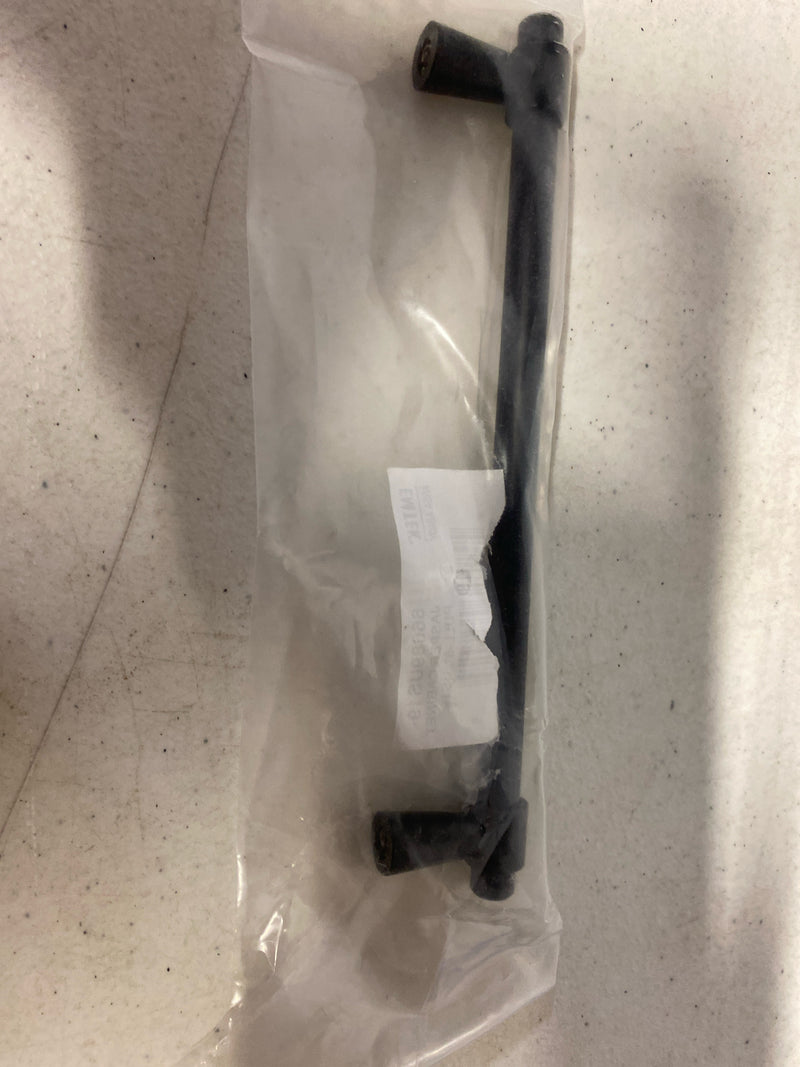 Emtek 86689US19 Jasper 6 Inch Center to Center Bar Cabinet Pull from the Industrial Modern Collection - Flat Black