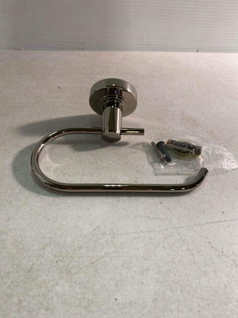 Signature Hardware 483955 Lexia Wall Mounted Euro Toilet Paper Holder - Polished Nickel