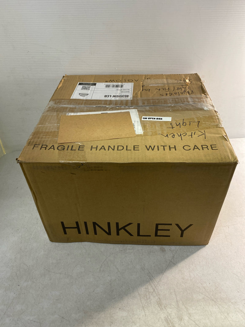 Hinkley Barton Medium Flush Mount, Gloss White