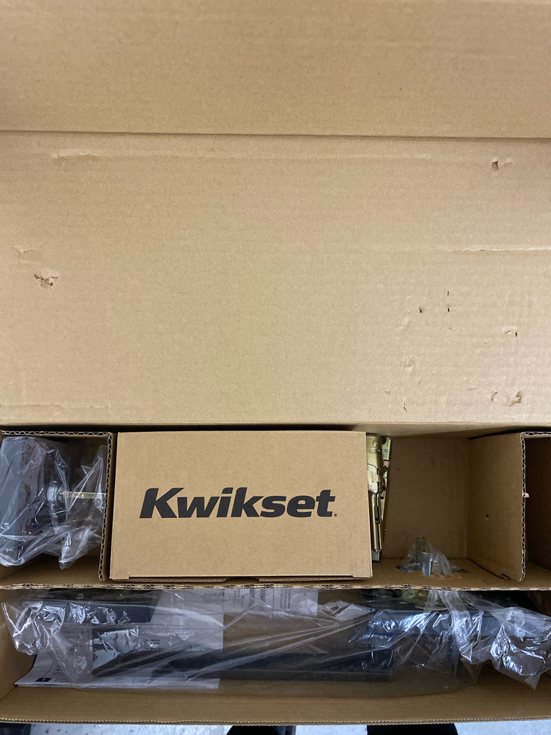 Kwikset 818SCELIP-11PS.STRKP San Clemente Single Cylinder Keyed Entry Handleset with SmartKey, Exterior Only - Venetian Bronze