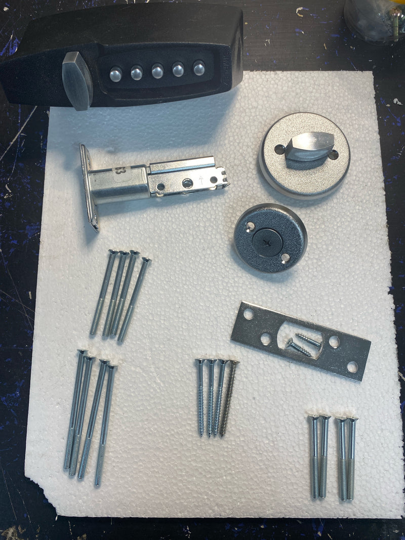 Kaba Simplex 7102-19-41 Black Combination Lock, Metal