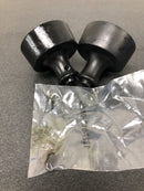 Baldwin K008402MR Hollywood Hills 2-1/4 Inch Diameter Replacement Door Knob without Rosette - Pair - Distressed Oil Rubbed Bronze