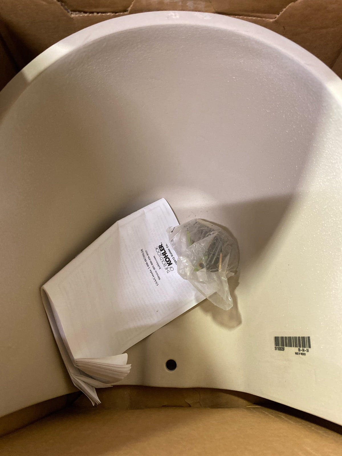 Kohler K-1998-0 Shroud from the Brenham Series - White