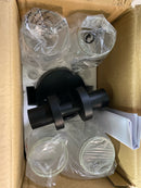 Wall Sconces Set of Two, Hardwired Matte Black Bathroom Sconces Wall Lighting with Clear Glass, Modern Sconces Wall Decor Set of 2 Bathroom Light Fixtures for Mirror Hallway (Bulbs Not Included)