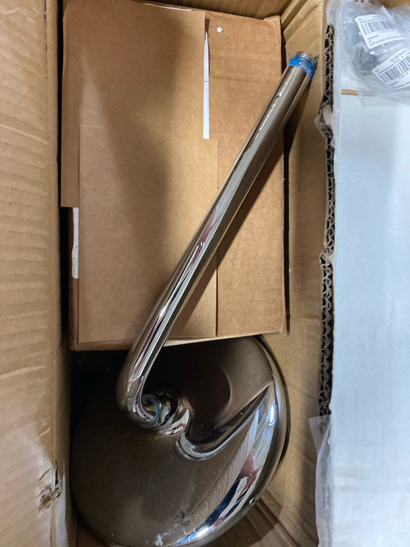 Grohe 34745000 Grohtherm Thermostatic Shower System with Shower Head, Hand Shower, Slide Bar, Hose, and Valve Trim - Starlight Chrome