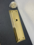 Baldwin 6542003FD Tremont Dummy Handleset Trim Set from the Estate Collection - Lifetime Polished Brass