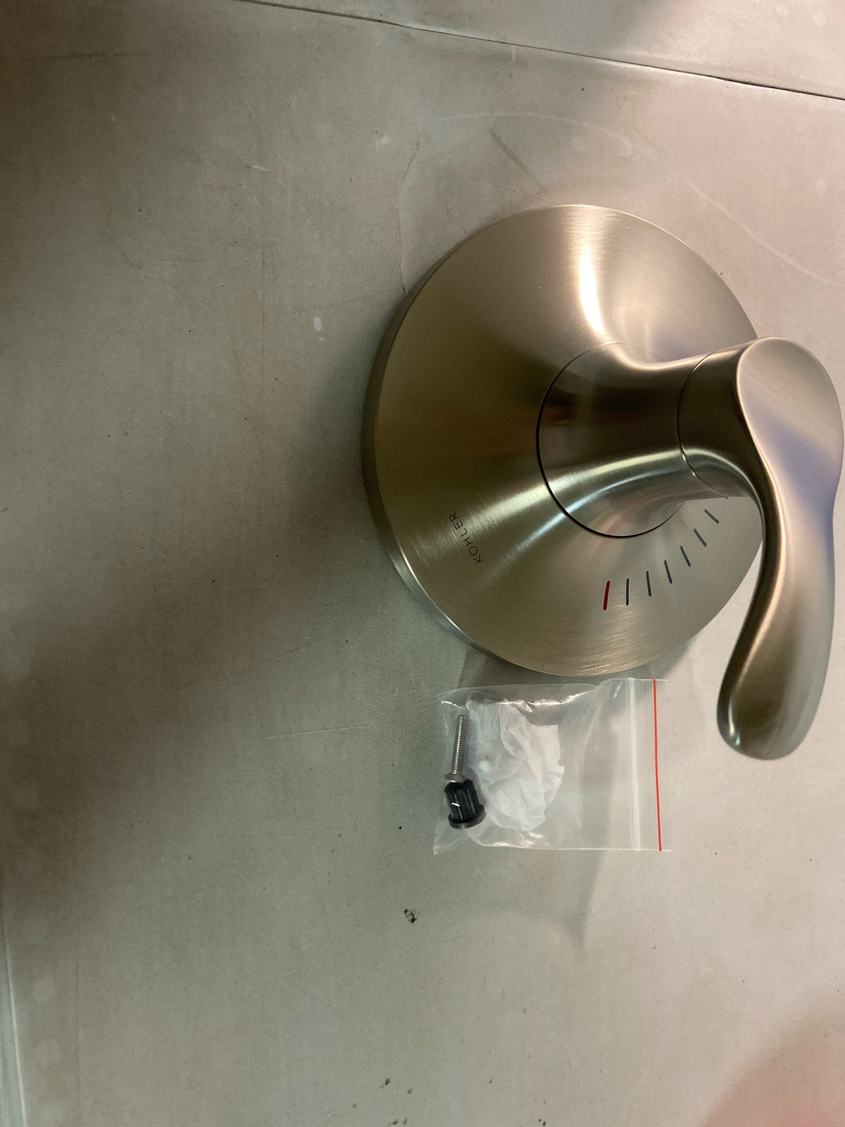 Kohler K-TS23950-4-BN Simplice Pressure Balanced Valve Trim Only with Single Lever Handle - Less Rough In - Vibrant Brushed Nickel