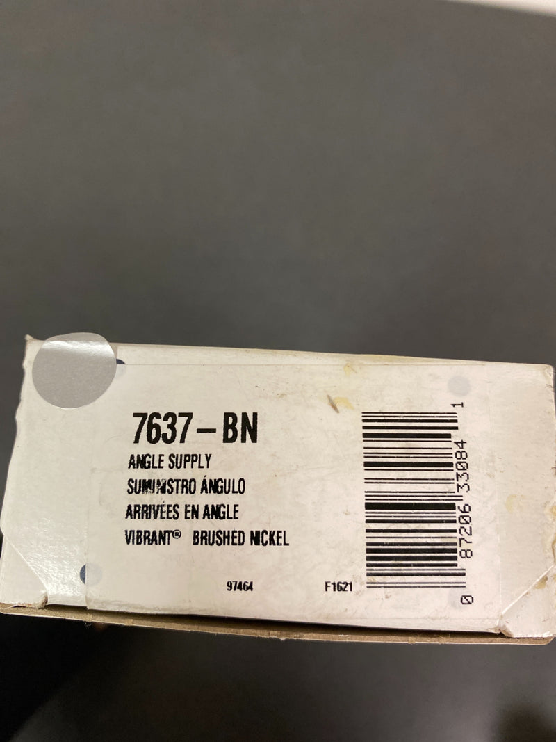 Kohler 3/8 in. Brass NPT Angle Supply Valve in Vibrant Brushed Nickel