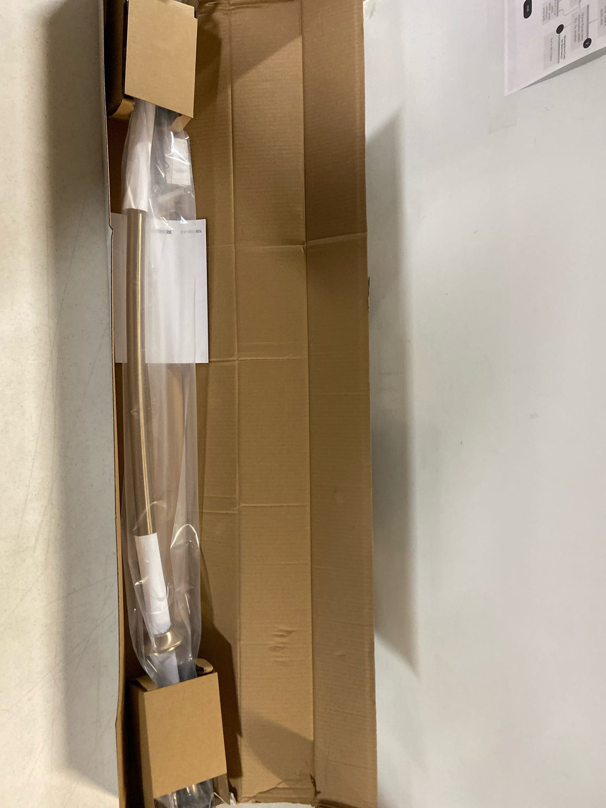 Kohler K-9350-BV Expanse 60" - 72" Adjustable Curved Shower Rod with Modern Design - Vibrant Brushed Bronze
