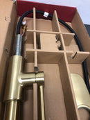 Pfister LG529-SABG Stellen 1.8 GPM Single Hole Pull Down Kitchen Faucet - Includes Escutcheon - Brushed Gold