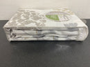 Colordrift CDBTNCL-107-400 Neutral Floral Polyester 52 in. W x 84 in. L Back Tab Room Darkening Curtain Panel