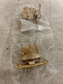 Amerock BPR7630CZ | Reverse Bevel Face Frame Cabinet Hinge | Variable Overlay Self Closing Face Mount | Champagne Bronze | Kitchen Cabinet Door Hinge | 1 Pair/2 Pack | Functional Hardware