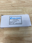 Deltana S44R415 4 x 4 Plain Bearing 1/4" Radius Corner Full Mortise Hinge - Pair - Satin Nickel