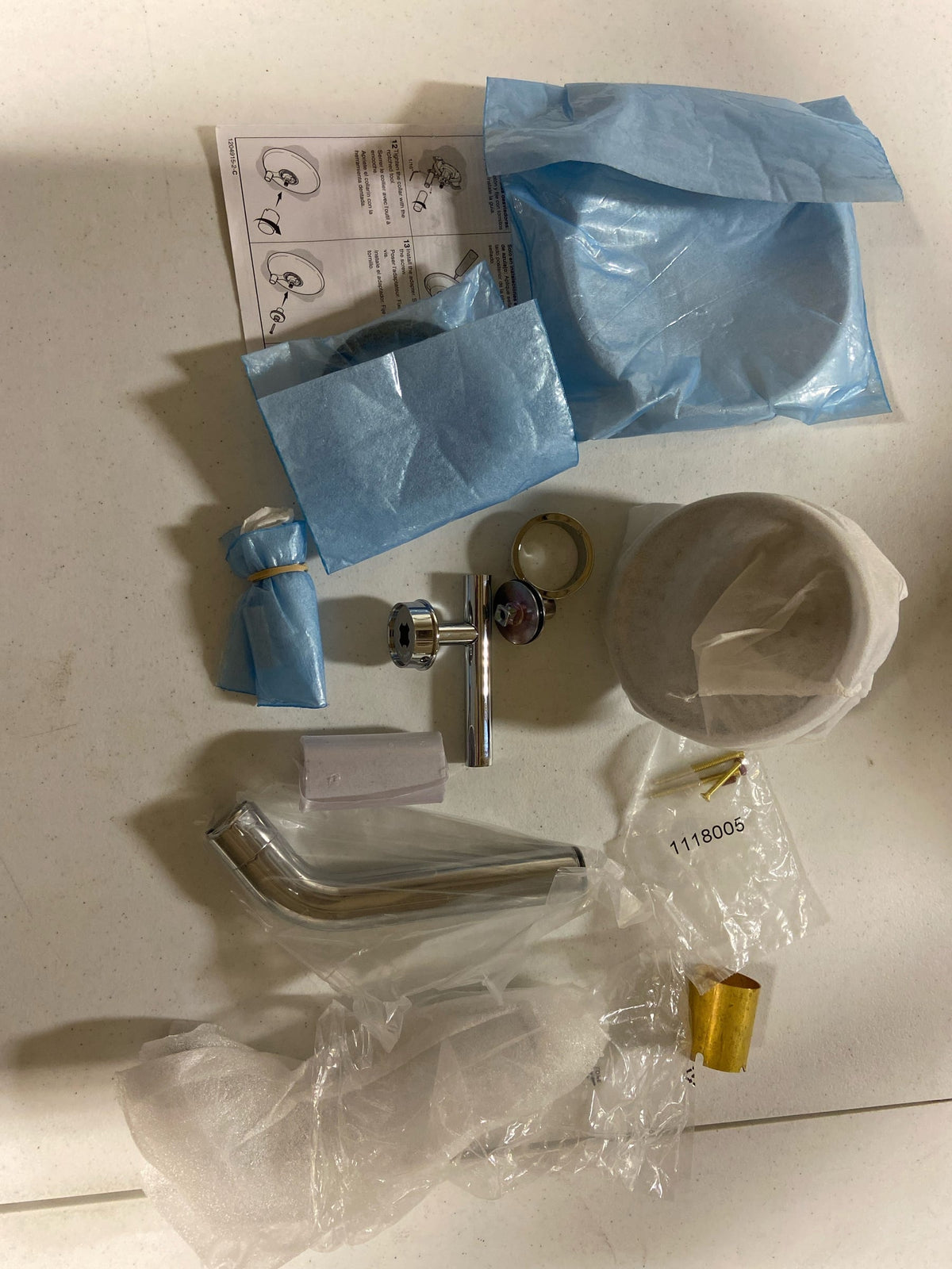 Kohler K-T14421-4-CP Purist Tub and Shower Trim Package with 2.5 GPM Single Function Shower Head with Katalyst, MasterClean and Rite-Temp Technologies - Polished Chrome