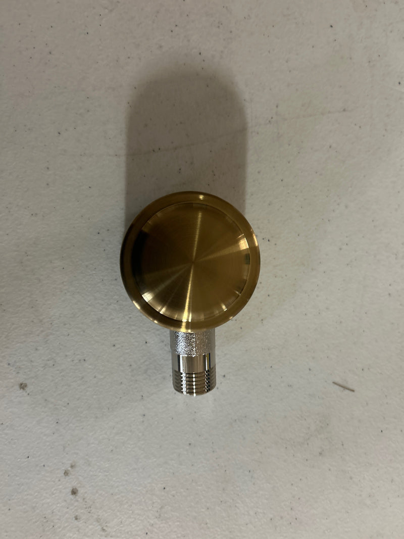 Axor 16884251 Montreux Wall Outlet with Check Valves - Brushed Gold Optic