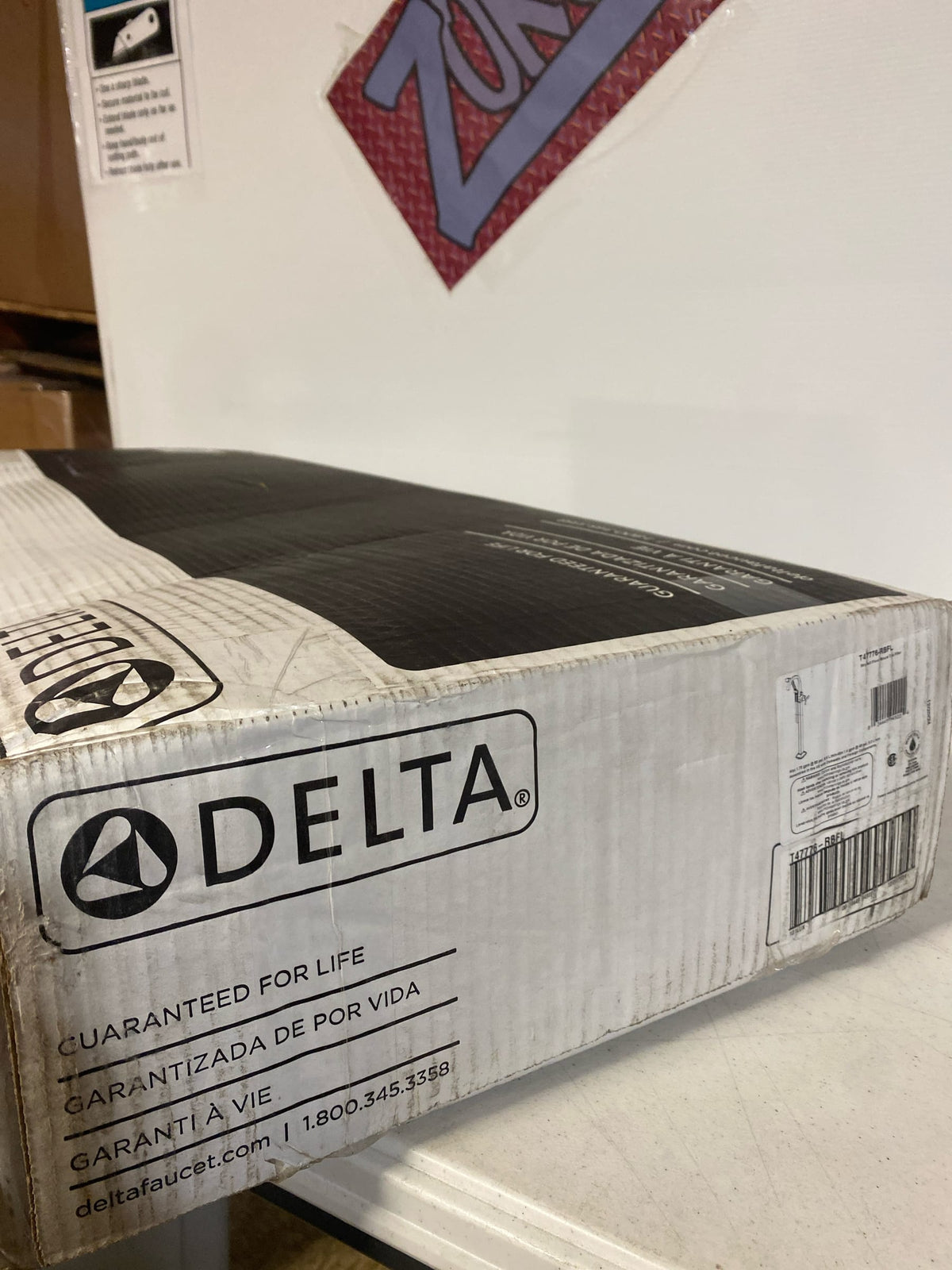 DELTA FAUCET T47776-RBFL Single Handle Tub Filler Trim Floor-Mount, Venetian Bronze