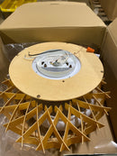 Artika FM-KR5C-HD2WD Kiran 13 in. 1 Light Wood Painted 5CCT Integrated Selectable LED Flush Mount Ceiling Light