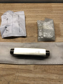 Signature hardware 449669 4 in. Square Ceiling Mounted Shower Arm and Flange Brushed Nickel