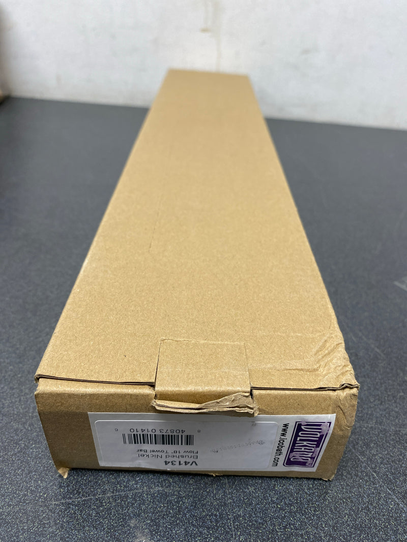 ICO Bath V4134 Volkano Flow 18" Towel Bar - Brushed Nickel