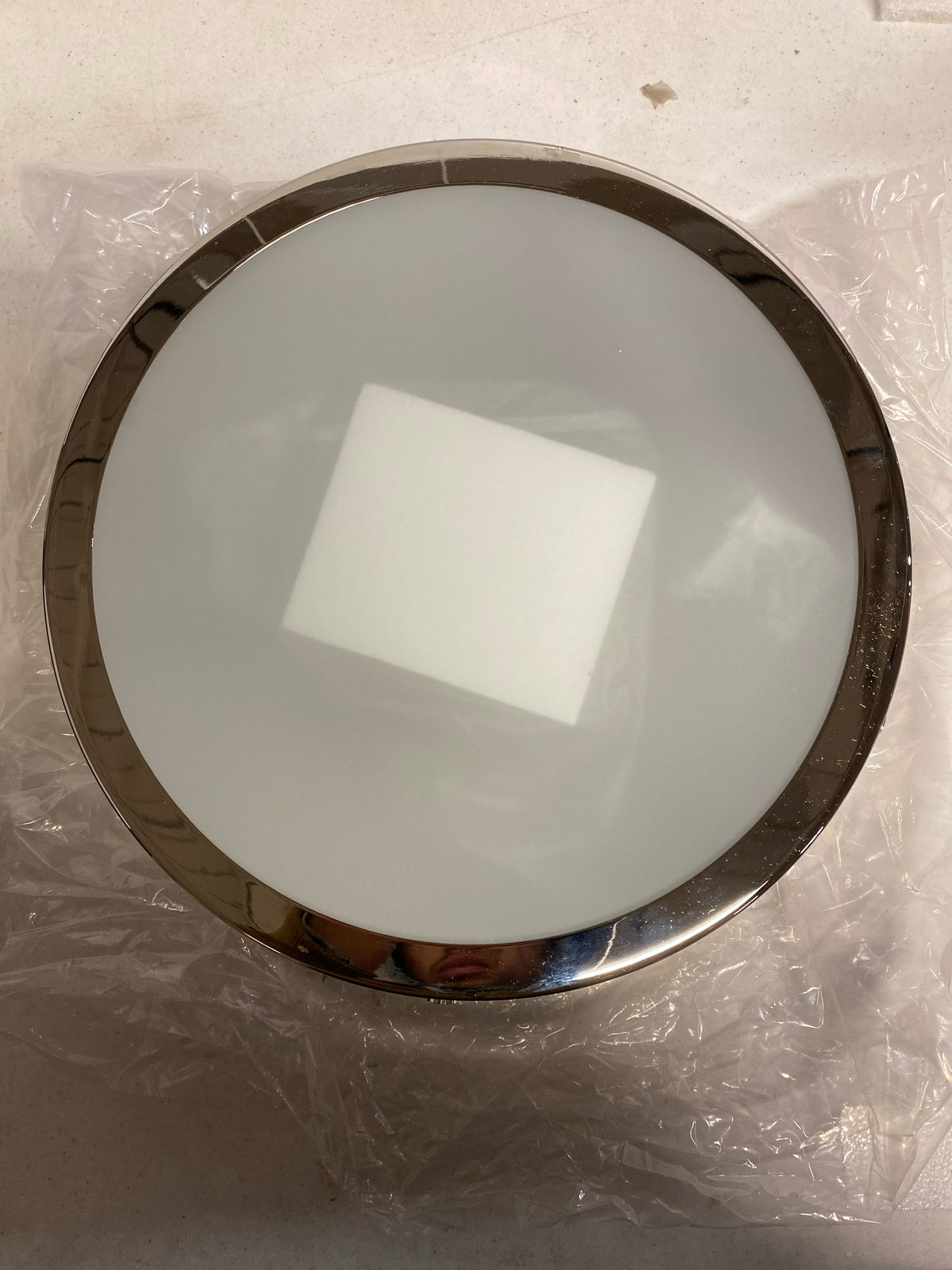 Kichler 52540PN Serca 2 Light 14" Wide Flush Mount Drum Ceiling Fixture with Frosted Glass Shade - Polished Nickel