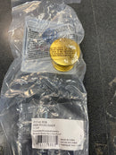 Hickory Hardware P2142-BGB American Diner 1-3/8 Inch Large Retro 50s Diner Cabinet Knob / Drawer Knob - Brushed Golden Brass