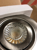 Commercial electric 2003031802 Premium Downlight 3 in. 2700K - 5000K Brushed Nickel New Construction/Remodel Recessed Integrated LED Gimbal Kit