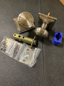 Emtek 8161NWUS15 Norwich Passage Door Knob Set with Wilshire Rose from the Brass Classic Collection - Satin Nickel