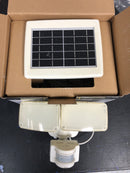 Defiant 17000215 180° White Motion Sensor Solar Outdoor Exterior 3-Head Motion Activated LED Security Flood Light 2100 Lumens