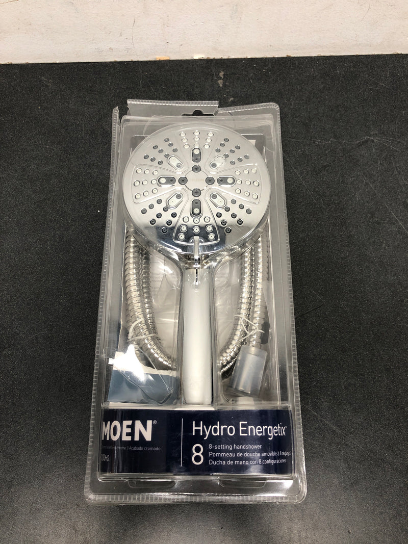 Moen 200H0 HydroEnergetix 8-Spray Wall Mount Handheld Shower Head 1.75 GPM in Chrome