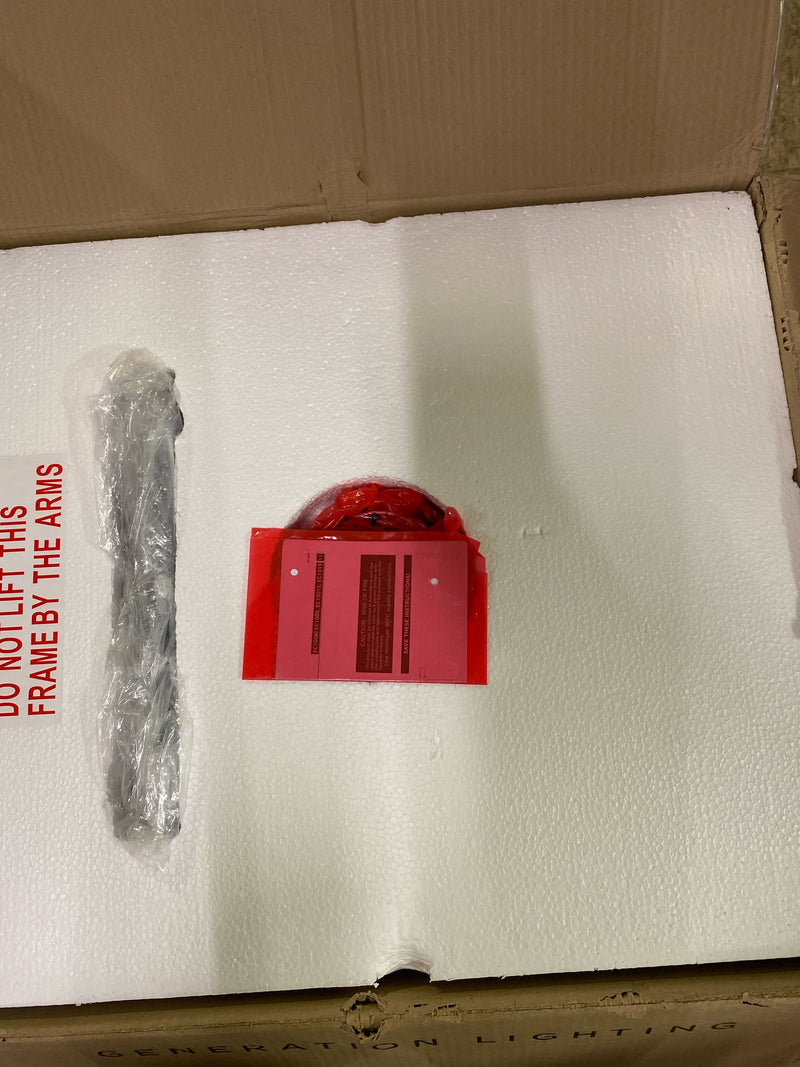 Generation Lighting-Brianna-6 Light Small Chandelier-24 Inch Wide by 21.38 Inch Tall-Aged Iron Finish -Traditional in