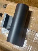 Elegant Lighting LDOD4040BK Raine 12" Tall Outdoor Wall Sconce - Cylindrical Fixture - Black