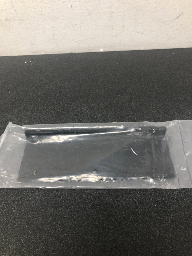 Emtek 86665FB Rustic Modern 4-1/2 Inch Center to Center Finger Cabinet Pull - Flat Black Bronze