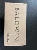 Baldwin PSFEDTRR044 Federal Passage Leverset with Traditional Round Rose - Satin Brass