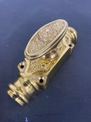 Signature Hardware 482863 Dalston Brass Cremone Bolt for 2-1/4' Doors - Polished Brass