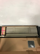 Home decorators collection 10793478362790 Driftwood Gray Cordless Premium Faux Wood blinds with 2.5 in Slats - 23 in W x 72 in L (Actual Size 22.5 in W x 72 in L)