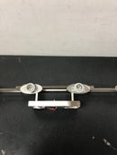 Home decorators collection 20367-001 Tustna 4-Light Brushed Nickel Bathroom Vanity Light with Opal Glass Shades