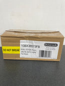 Amerock 10BX36573FB Edge Pull 3-3/4 Inch Center to Center Finger Cabinet Pull - Pack of 10 - Flat Black