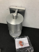 Z-Lite 560S-BA-LED Luminata 9" Tall LED Cylinder Wall Sconce with Matte Opal Glass - 2700K - Brushed Aluminum