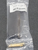 Alno A970-35-BRZ Modern 3-1/2" Center to Center Cabinet Finger Pull, Cabinet Tab Pull, Drawer Tab Pull - Bronze