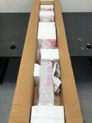 Progress lighting P300210-009-30 Phase 2.1 LED Collection 48" Brushed Nickel White Shade Modern Bath Vanity Light