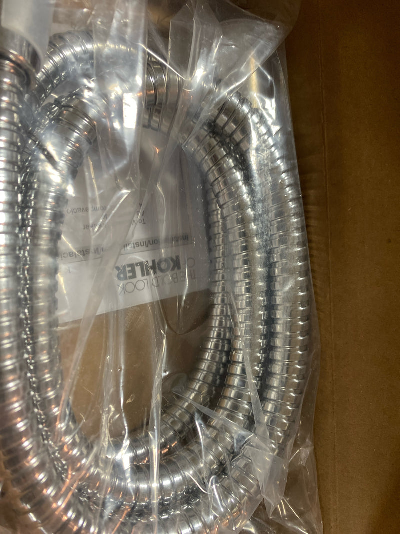 NEW KOHLER 9514-CP MASTERSHOWER 60in FLEXIBLE SHOWER HOSE POLISHED CHROME
