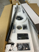 Hinnixy Y23FSD0018-1801 72 in. Indoor Matte Black 3-Colors LED 6-Speeds Ceiling Fan with Dual-Finish Blades and Light Kit and Remote Control