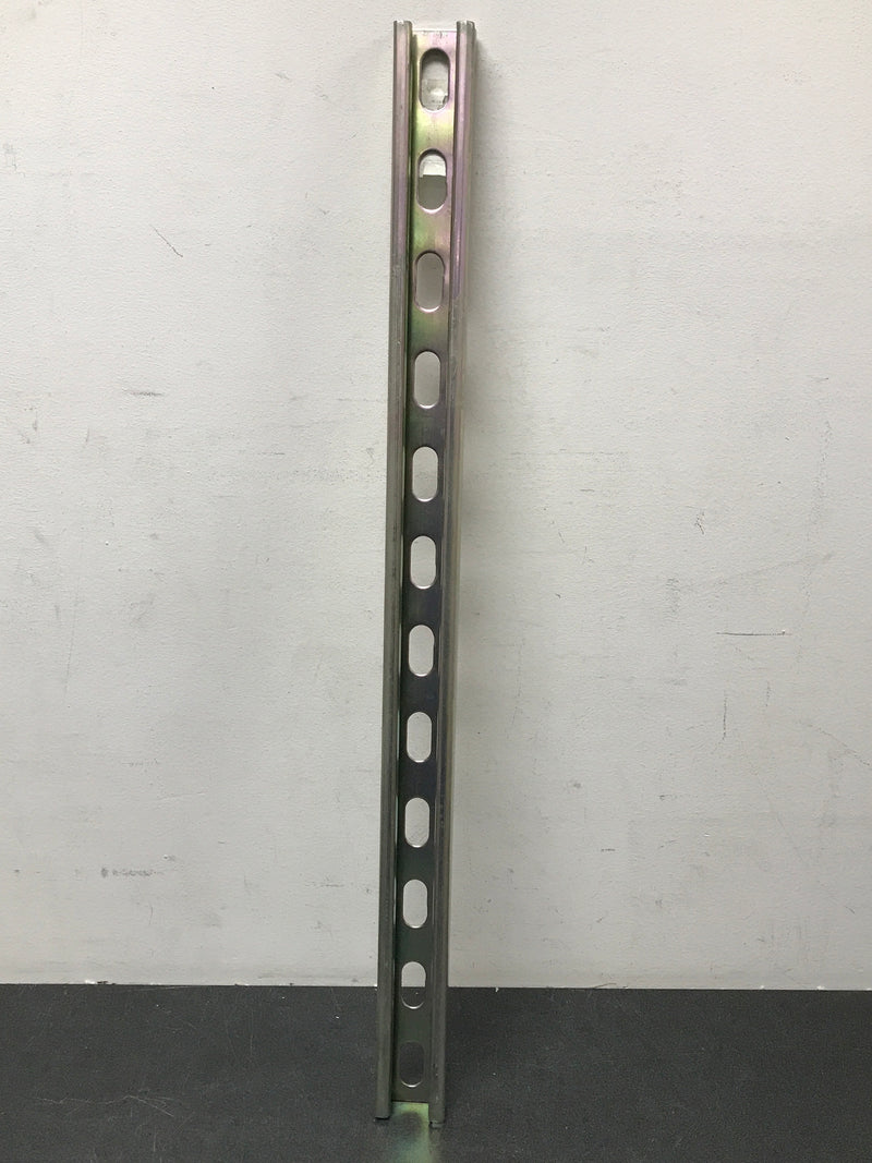 Superstrut ZB1400HS 2 2 ft. 14-Gauge Half Slotted Metal Framing Strut Channel - Strut Fitting - Gold Galvanized