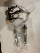 Delta 2597LF-SSMPU Cassidy 4 in. Centerset 2-Handle Bathroom Faucet with Metal Drain Assembly in Stainless Steel