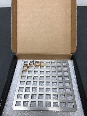 Infinity Drain Satin Stainless 5" Squares Drain Grate for Select Center Drains