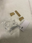 hansgrohe AddStoris 3-inch Modern Double Hook in Brushed Gold Optic, 41755250